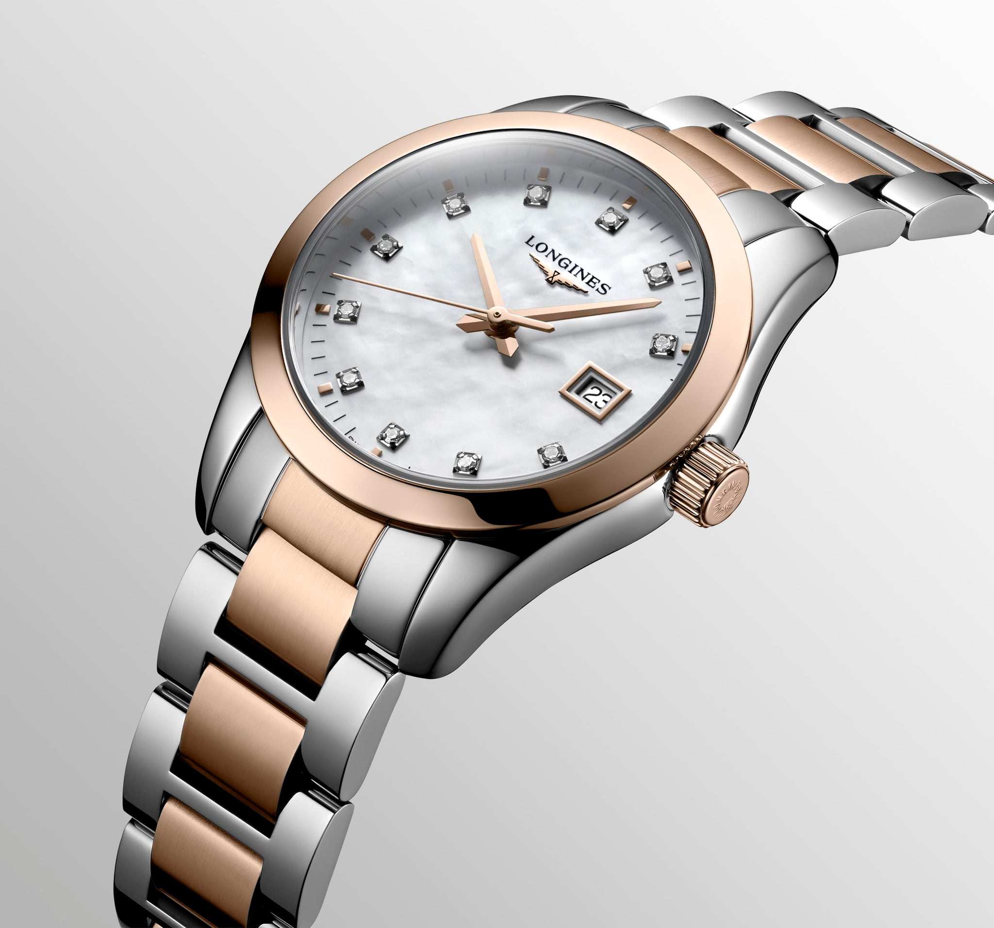 Longines Conquest Classic Quartz (cadran blanc MOP / 29 mm)