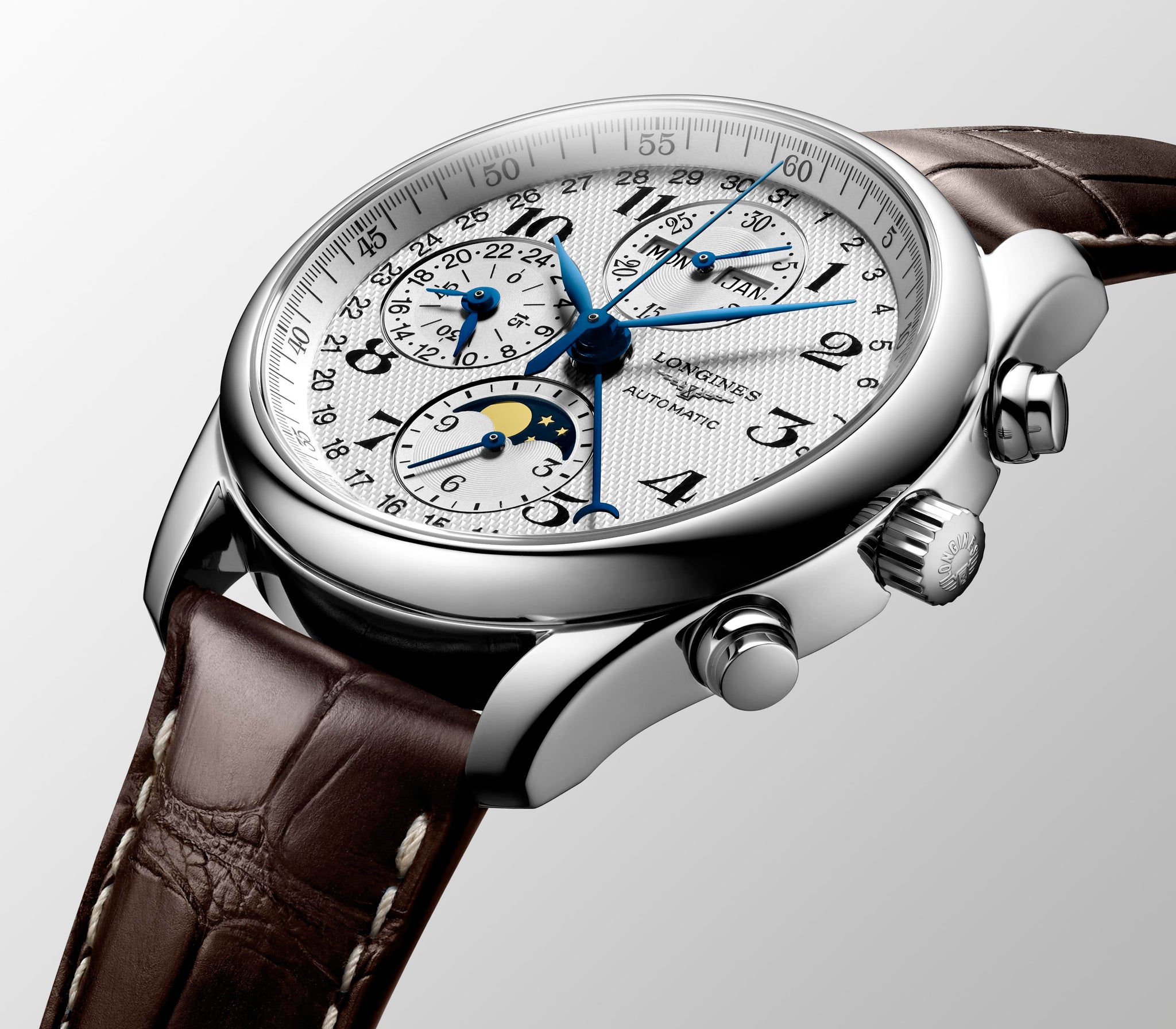Longines Master Collection Annual Calendar Moonphase Automatic (Silver Dial / 40mm)