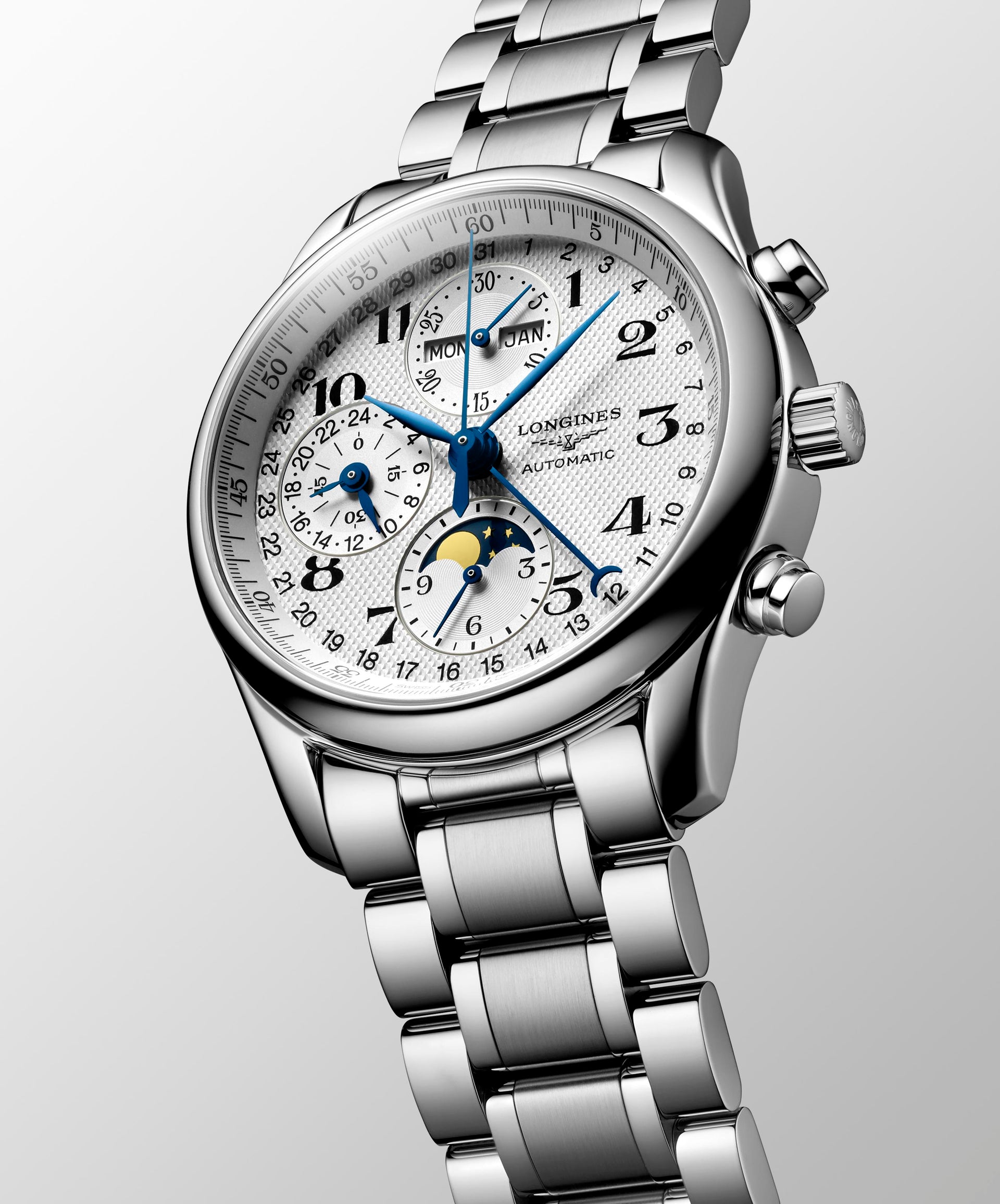 Longines Master Collection Annual Calendar Moonphase Automatic (Silver Dial / 40mm)