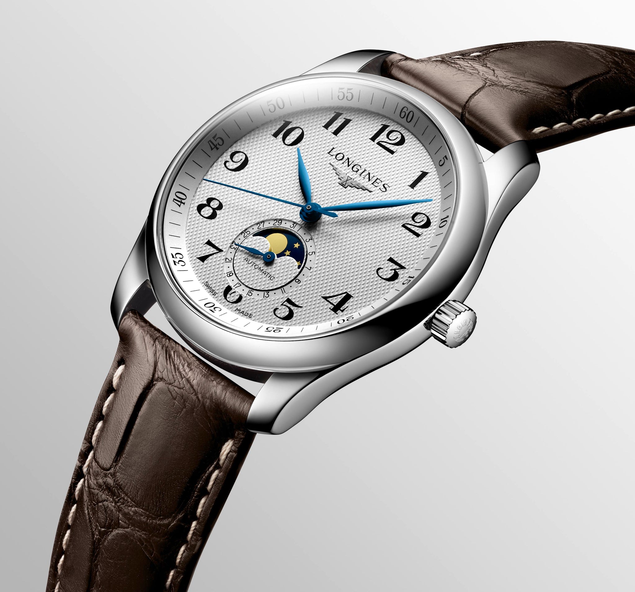 Longines Master Collection Moonphase Automatic (Silver Dial / 40mm)