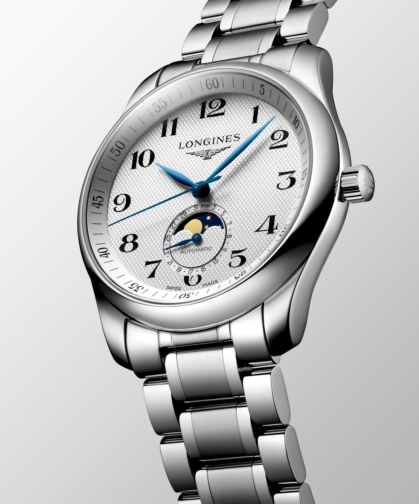 Longines Master Collection Moonphase Automatic (Silver Dial / 40mm)