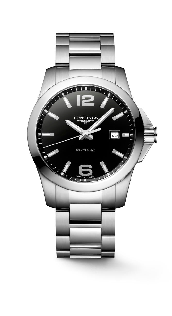 Longines Conquest Quartz (Cadran noir / 41mm)