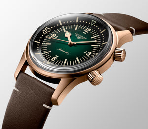 Longines Legend Diver Automatic (Cadran vert / 42mm / Boîtier bronze)