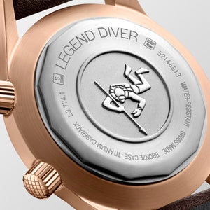 Longines Legend Diver Automatic (Cadran vert / 42mm / Boîtier bronze)