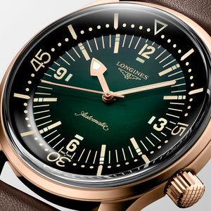 Longines Legend Diver Automatic (Cadran vert / 42mm / Boîtier bronze)