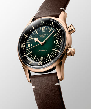 Longines Legend Diver Automatic (Cadran vert / 42mm / Boîtier bronze)