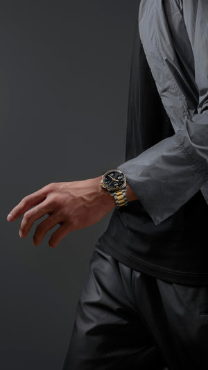 Longines HydroConquest Automatic (Cadran noir / 41mm / Jaune bicolore)