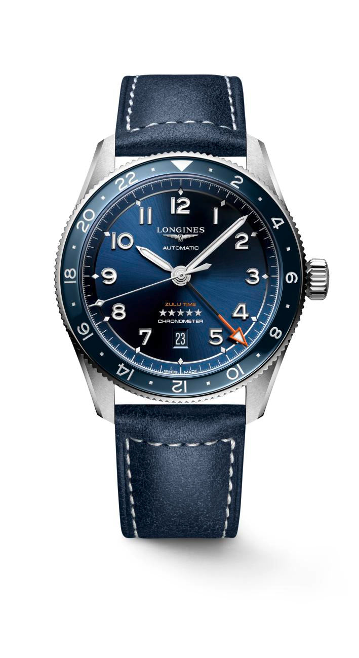 Longines Spirit Zulu Time Automatic (cadran bleu / 42 mm)