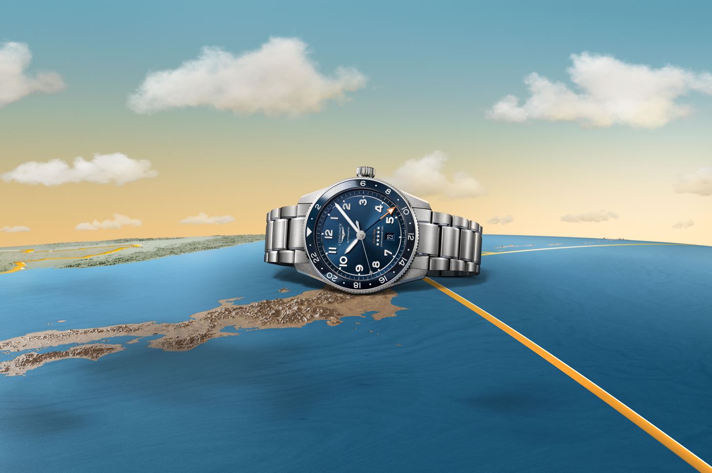 Longines Spirit Zulu Time Automatic (cadran bleu / 42 mm)