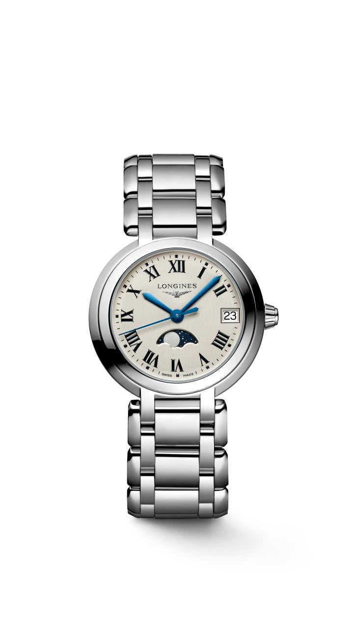 Longines Primaluna Quartz cadran argent 30mm Bijouterie