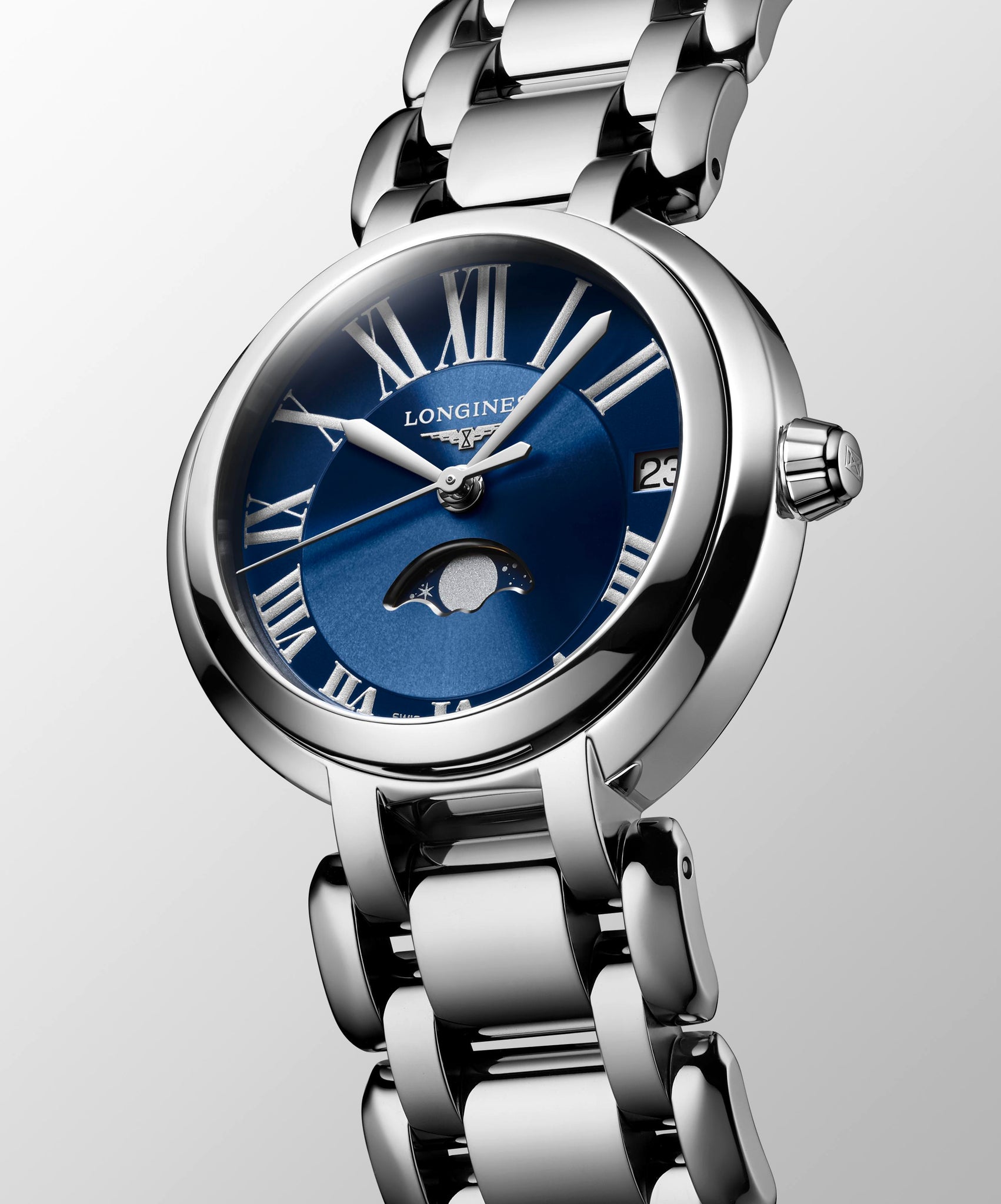 Longines Primaluna Quartz (cadran bleu / 30 mm)