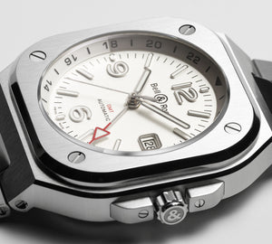 Bell & Ross BR 05 GMT White Automatic (Cadran blanc / 41mm)