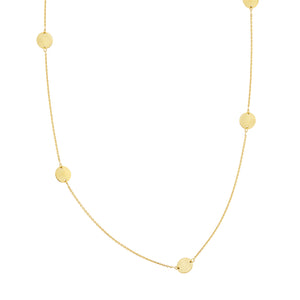 Collection Hemsleys 14K 6mm Disc-By-Yard Collier