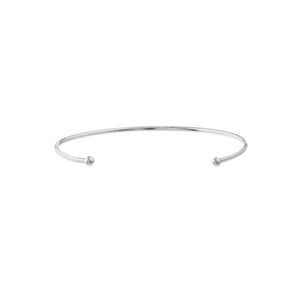 Bracelet de manchette en fil de fer rond ouvert 14K de la collection Hemsleys