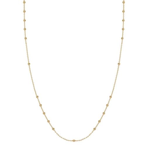 Collection Hemsleys Micro perle en or jaune 14K 5 + 1 Collier