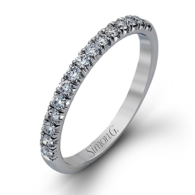 Simon G 18K Diamond Half Eternity Band