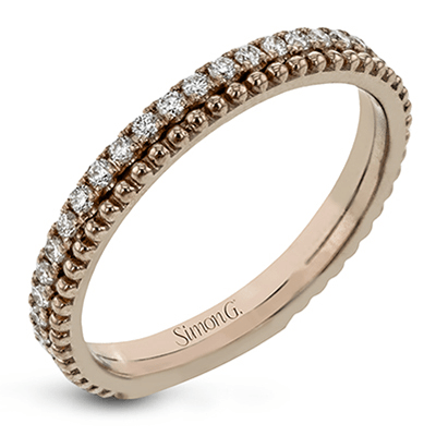 Simon G 18K Diamond & Beaded Eternity Band