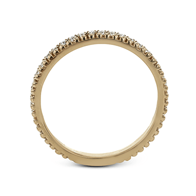 Simon G 18K Diamond & Beaded Eternity Band