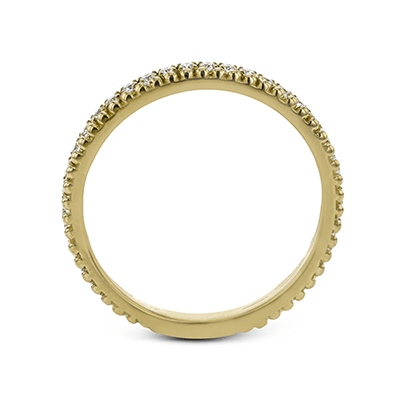 Simon G 18K Diamond & Beaded Eternity Band