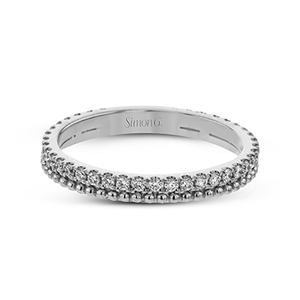 Simon G 18K Diamond & Beaded Eternity Band