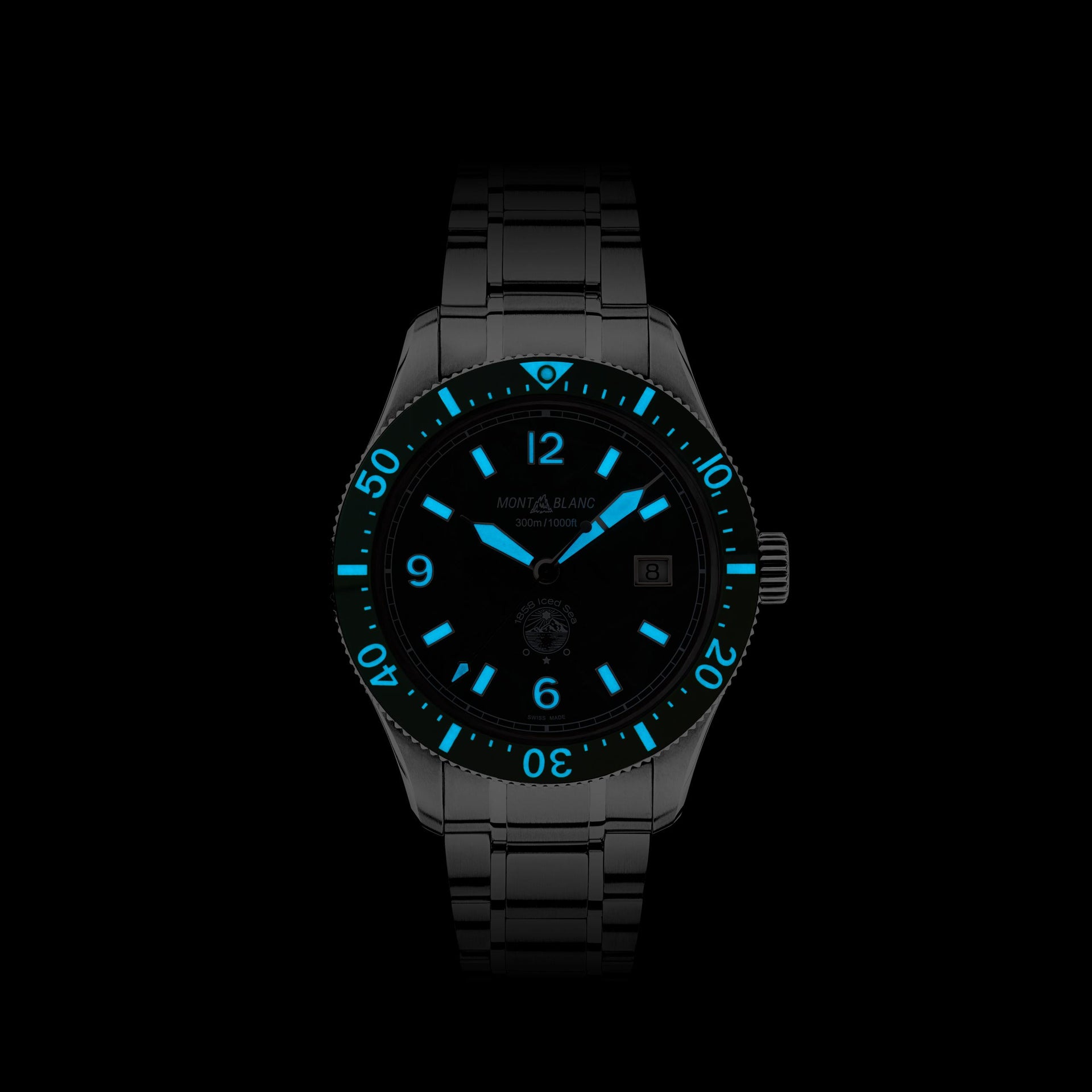 Montblanc 1858 Iced Sea Automatic Date (Cadran vert / 41mm)