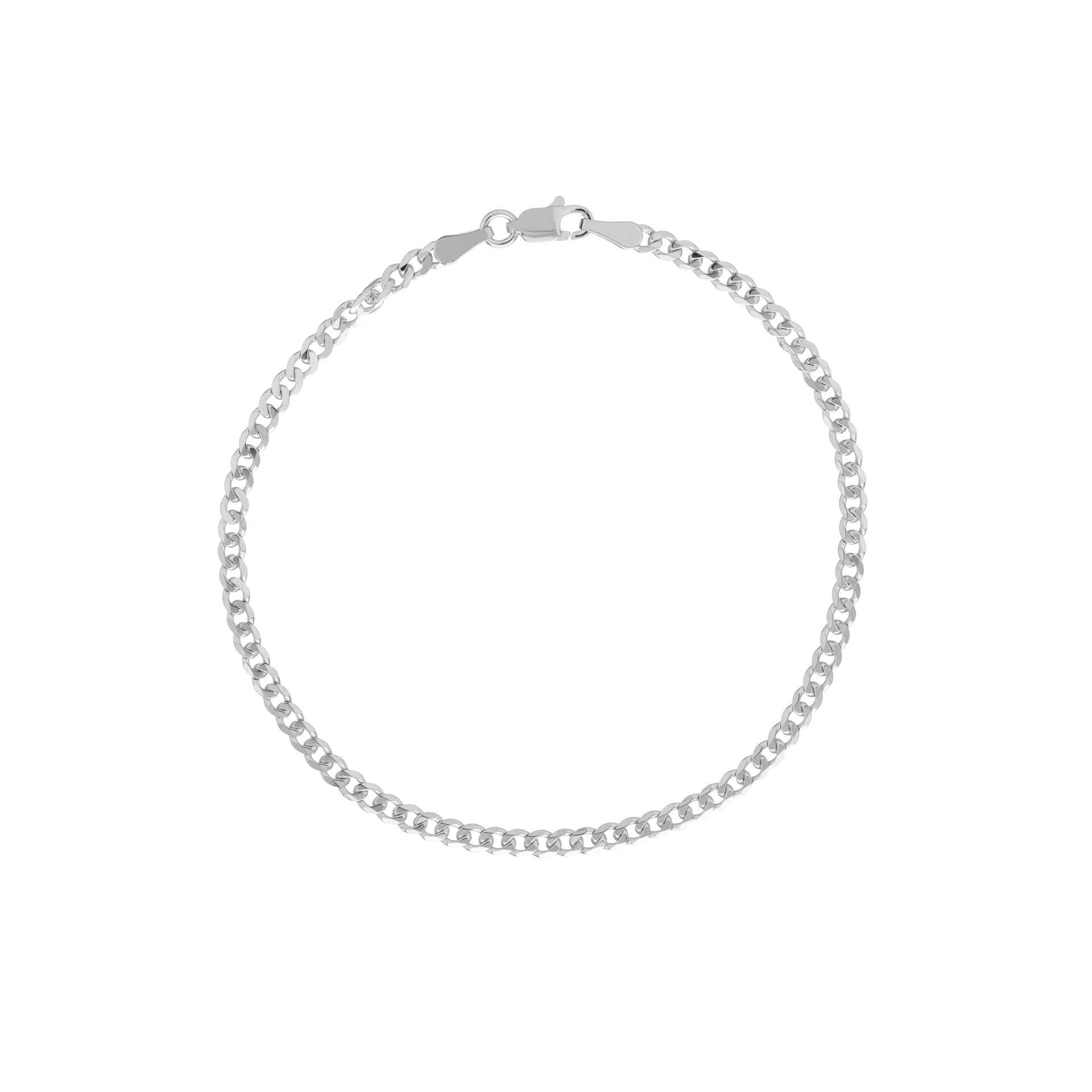 Bracelet en or 14K de la collection Hemsleys avec maillon cubain de 2,7 mm