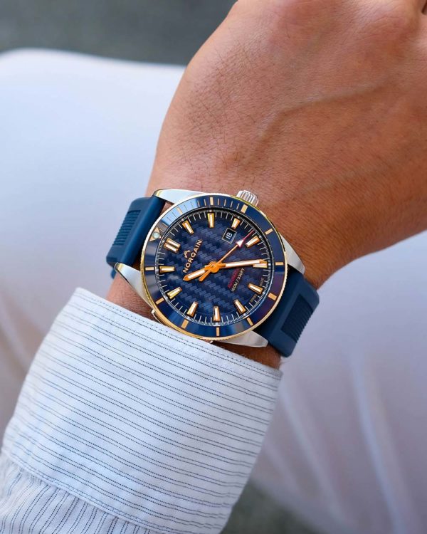 Norqain Adventure Sport Steel & Gold Limited Edition Auto (cadran bleu / 42mm)