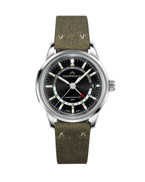 Norqain Freedom 60 GMT Auto (cadran noir / 40mm)