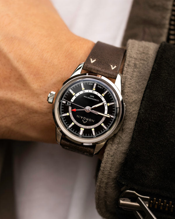 Norqain Freedom 60 GMT Auto (cadran noir / 40mm)