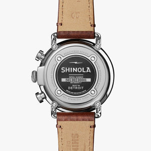 Shinola The Runwell Chronographe à quartz (cadran bleu / 41mm)