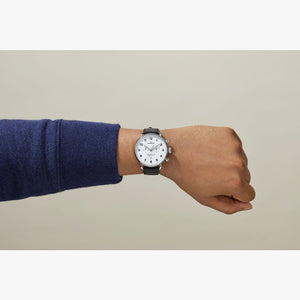 Chronographe à quartz Shinola Canfield (cadran blanc / 43mm)
