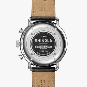 Shinola The Canfield Sport Chronograph Quartz (cadran noir / 45mm)