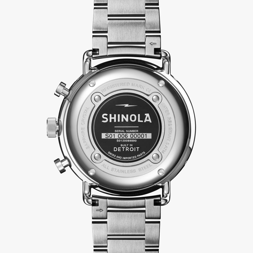 Shinola The Canfield Sport Chronograph Quartz (cadran bleu / 45mm)