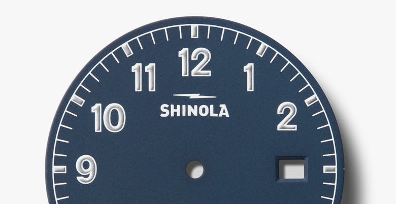 Shinola Le Quartz Vinton (cadran bleu / 38mm)