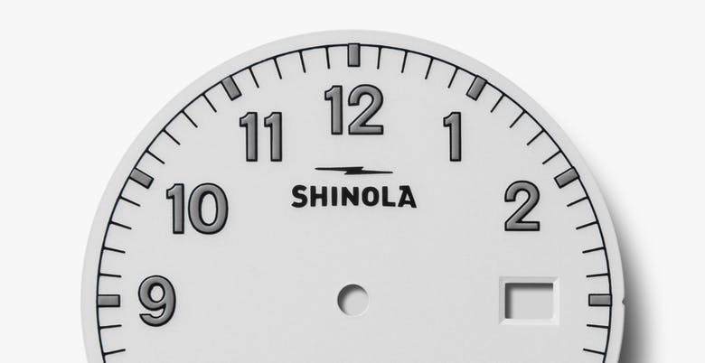 Shinola Le Quartz Vinton (cadran blanc / 38mm)