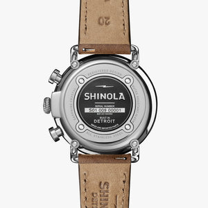 Shinola The Runwell Chronograph Quartz (cadran bleu marine / 41 mm)