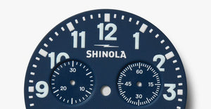 Shinola The Runwell Chronograph Quartz (cadran bleu marine / 41 mm)
