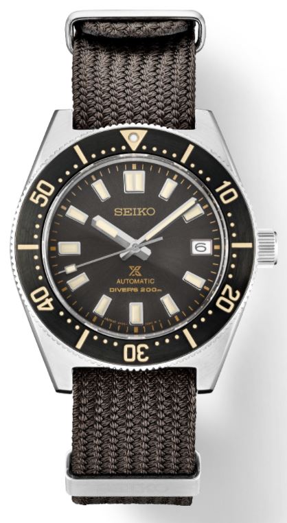 Seiko Prospex 1965 Diver SPB239 Automatic (cadran brun / 40.5mm / bracelet en textile)