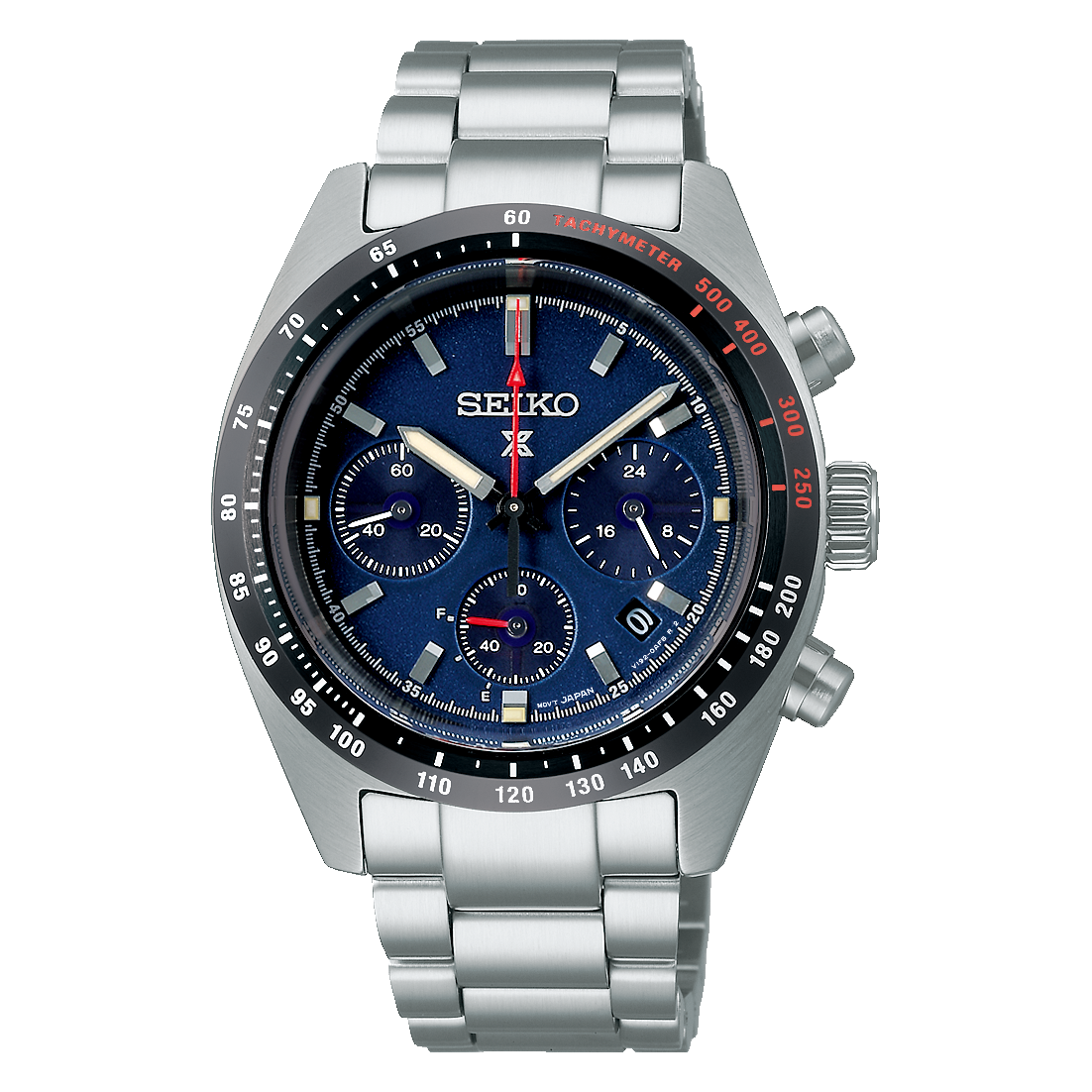 Seiko Prospex Speedtimer SSC815 Chronographe à quartz (cadran bleu / 39 mm)