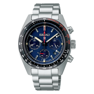 Seiko Prospex Speedtimer SSC815 Chronographe à quartz (cadran bleu / 39 mm)