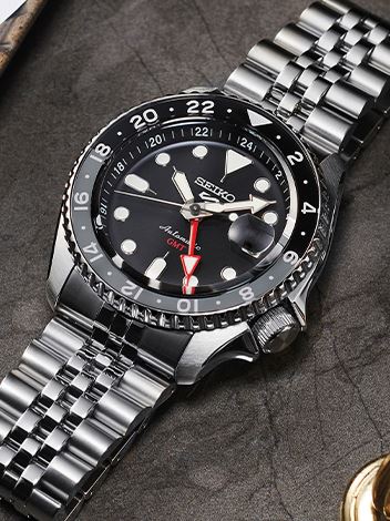 Seiko 5 Sports GMT SSK001 Automatic (Cadran noir / 42.5mm)