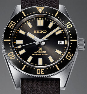 Seiko Prospex 1965 Diver SPB239 Automatic (cadran brun / 40.5mm / bracelet en textile)