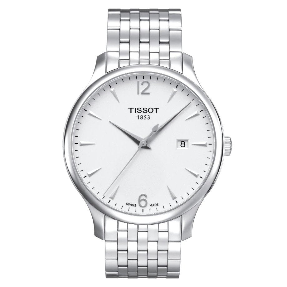 Quartz Tissot Tradition (cadran argent / 42mm)