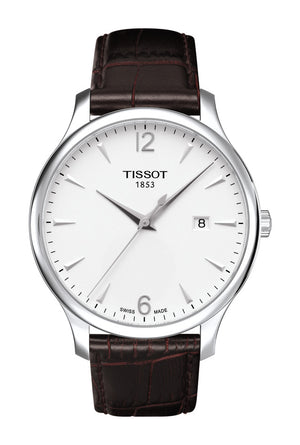 Quartz Tissot Tradition (cadran argent / 42mm)