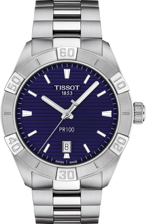 Tissot PR 100 Sport Quartz (cadran bleu / 42mm)