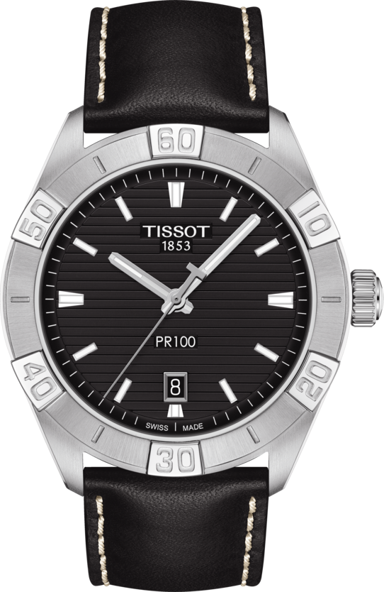 Tissot PR 100 Sport Quartz (cadran noir / 42mm)