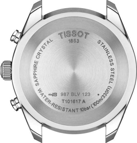 Chronographe à quartz Tissot PR 100 Sport (cadran noir / 44mm)