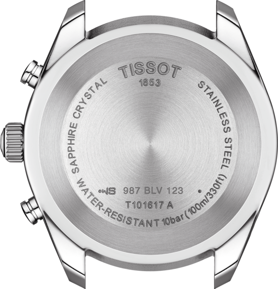 Chronographe à quartz Tissot PR 100 Sport (cadran argent / 44mm)