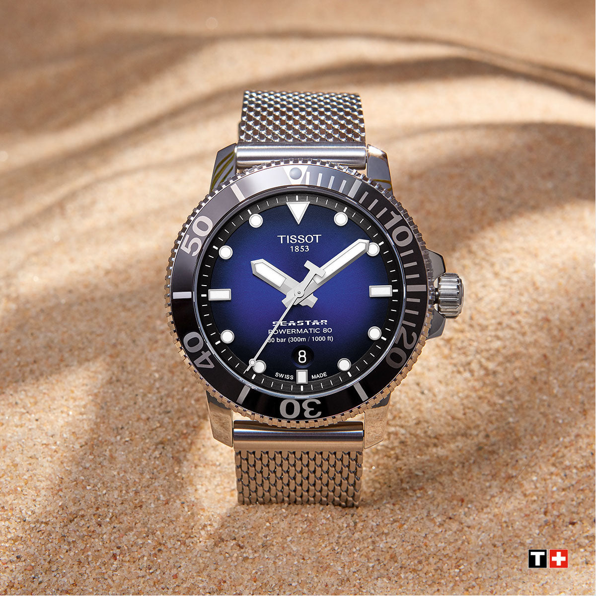 Tissot Seastar 1000 Powermatic 80 (cadran bleu / 43mm)