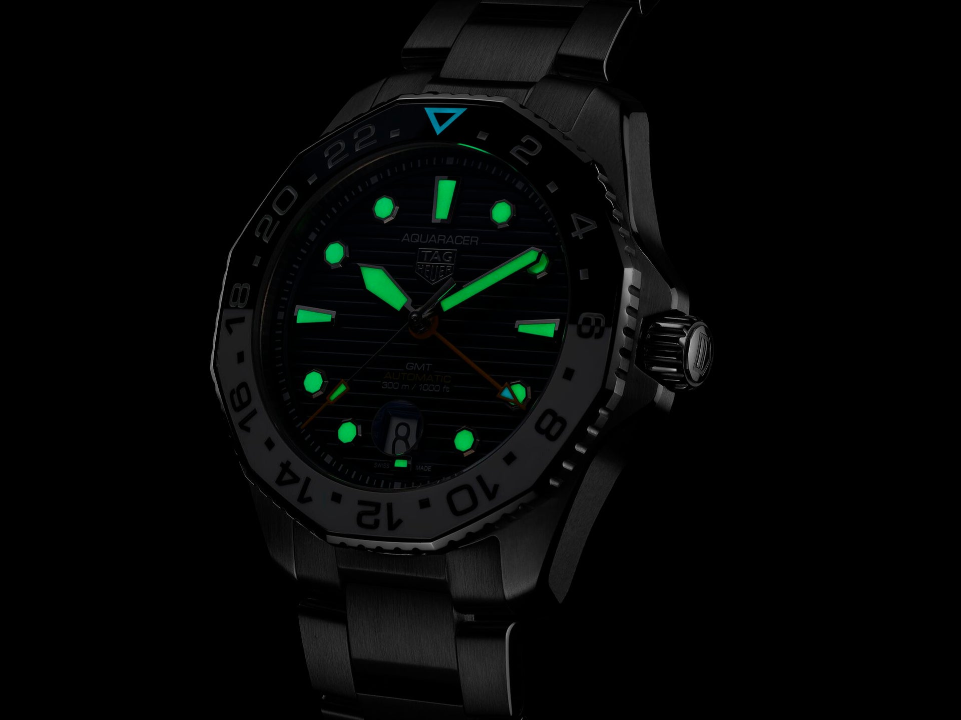 Tag Heuer Aquaracer Professional 300 GMT Automatic (Blue Dial / 43mm)